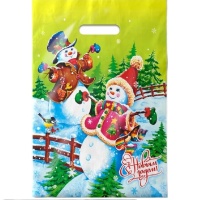 Пакет вырубной 300*400*0,030 Веселье ПВД /50/1000